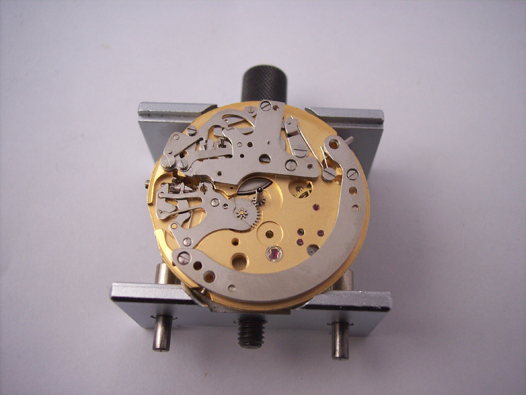 1970 Bulova Voljoux 7736 movement front view